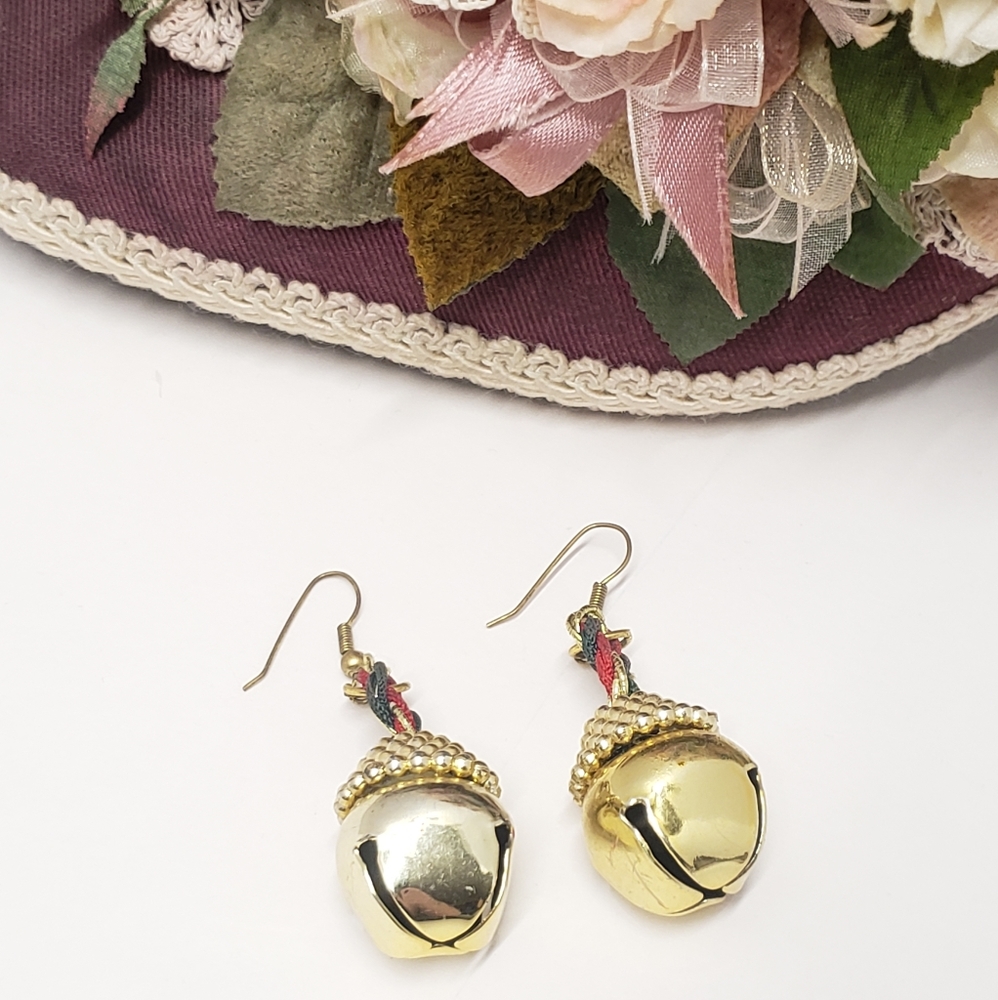 Beautiful Vintage Golden Bell Earrings